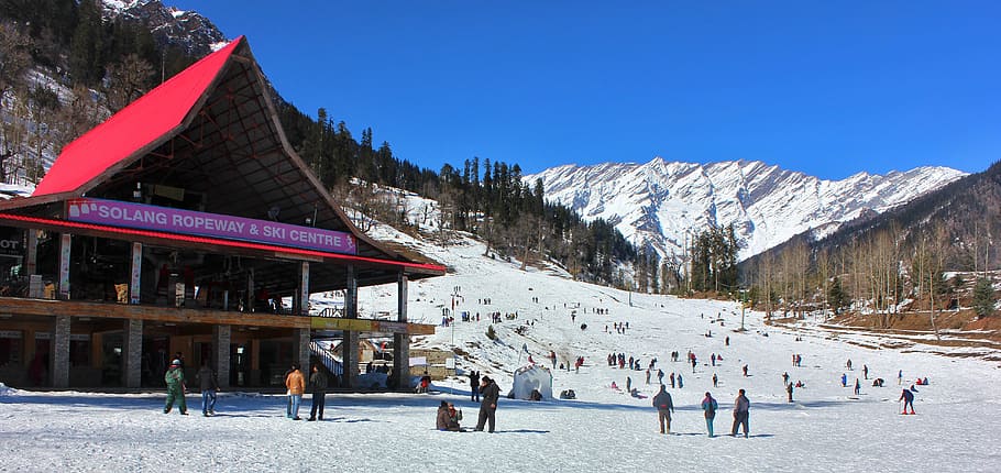 Solang velley is popular destination to visit in kullu manali