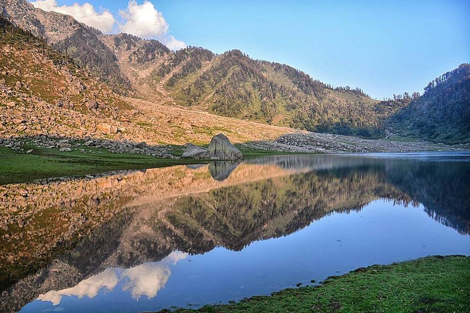 kareri lake near dharmshala